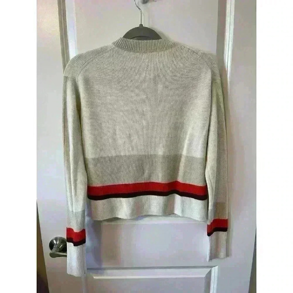 ATHLETA Trailhead Colorblock Merino Wool Cropped Sweater Size XS - Picture 4 of 8
